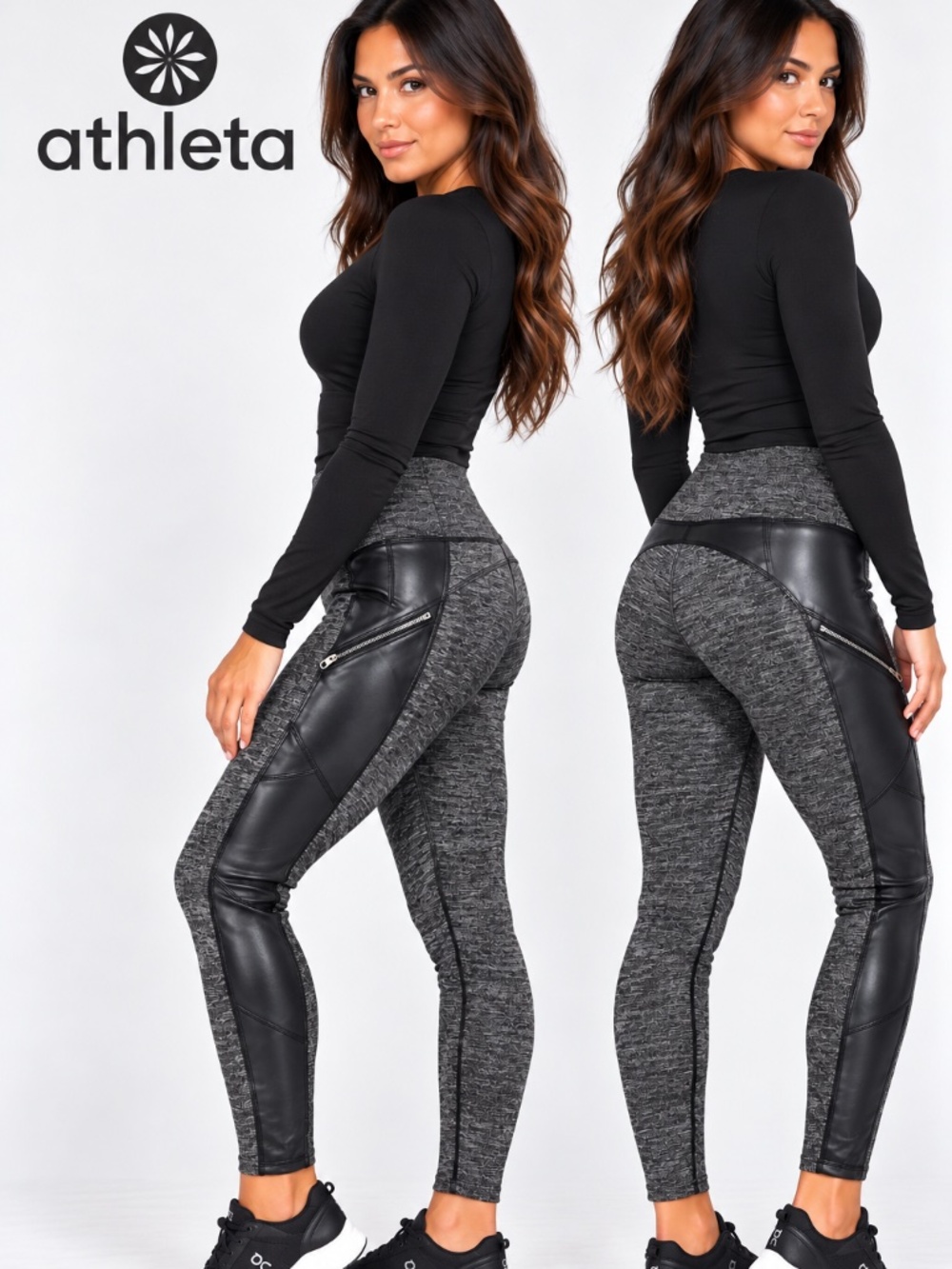 Athleta Herringbone Luxe Metro Drifter Leggings